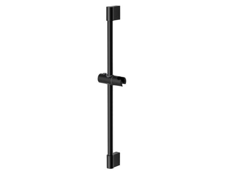 Barra De Chuveiro Universal Preto Comprimento 57 Cm Diâmetro 22 Mm Fixação Superior Ajustável Derw Max