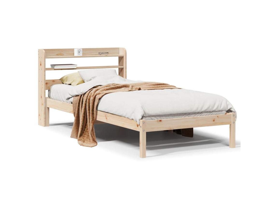 Cama Sem Colchão 90x190 Cm Madeira de Pinho Maciça MAISON EXCLUSIVE