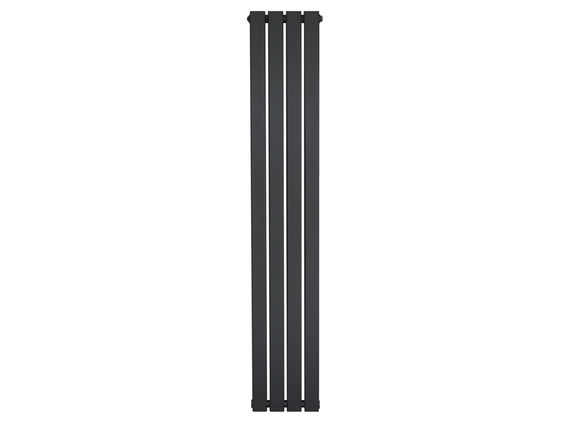 Radiador Plano Coluna Única 1600x280 Mm | Cinza Antracite | 627w | Aço Carbono Durável | Instalação Simples |