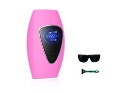 Depilador a laser IPL com 990.000 flashes para remoção permanente e indolor BRILVIBERA (rosa)