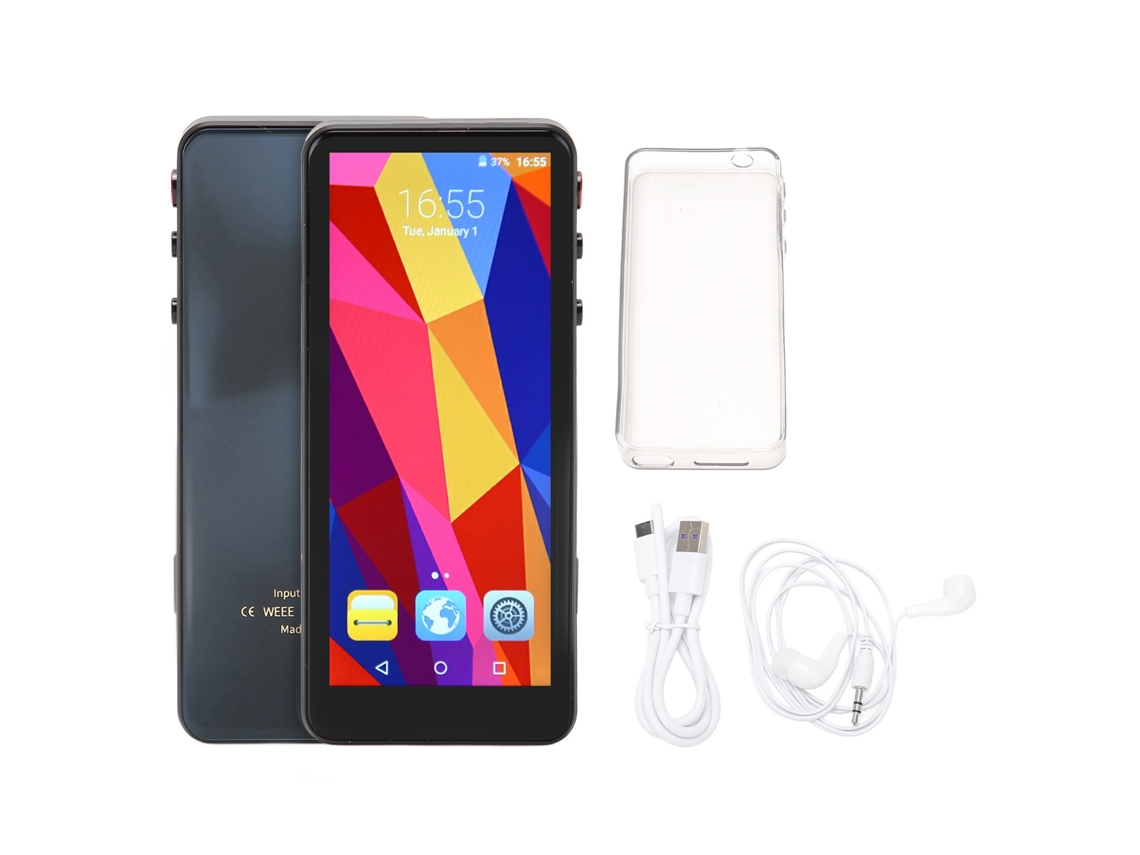 Player Mp4 LAXISCREED 4 Polegadas Tela Touch Hd Bluetooth Wifi Android