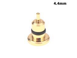 Tampa Protetora Contra Poeira Para Conector De Fone Ouvido Latão Banhado A Ouro 2, 5/3, 5/4, 4 Mm(, 4 Mm)