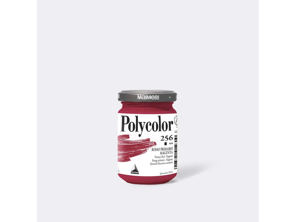 MAIMERI M1220256 Tinta Acrílica Frasco De Vidro Magenta 140 Ml