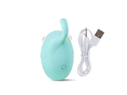 Vibrador feminino de massagem de 10 modos (azul) OEMG