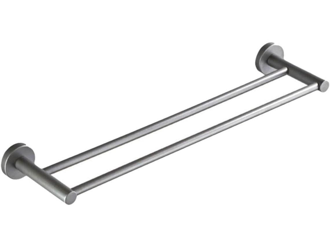 Suporte De Toalhas Duplo Cobre Para Parede, Prateleira De Banheiro 50cm