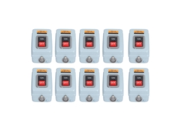 Botão De Partida De Motor Trifásico Berm Tbsn‑330 380v 30a Interruptor Snap Para Caixas De Distribuição