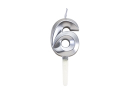 Laxiscreed Vela Número 3d Diamante Grande Com Brilho X Silver Para Festas
