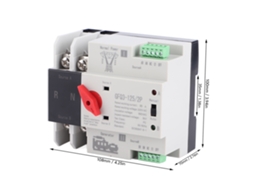 Interruptor Automático De Transferência Dual 2p 80a
