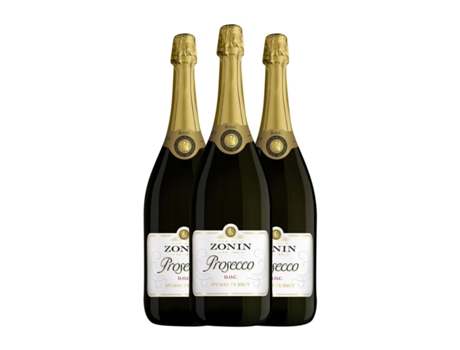 Espumante ZONIN Spumante Prosecco Brut Garrafa Magnum (1.5 L - 3 Unidades)