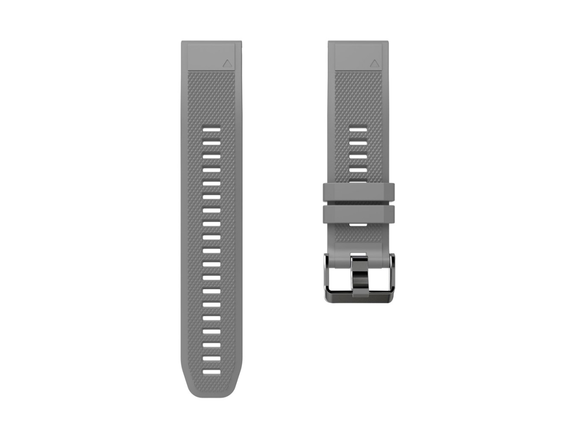 Bracelete Silicone para Garmin Fenix 5 Cinza