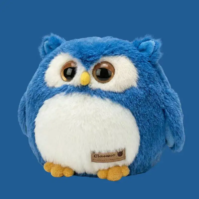 Coruja de Pelúcia Boneco de Pássaro Fofo MDUG (estilo 1, 11 Cm)