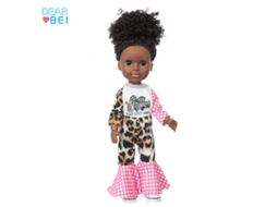 Boneca De Vinil De 35 Cm (14 Polegadas), Pele Negra Africana, Brinquedo Infantil, Bebê Realista.