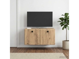 Vidaxl Gabinete De Tv De Parede 59,5 X 41 X 30 Cm Carvalho Arttisan