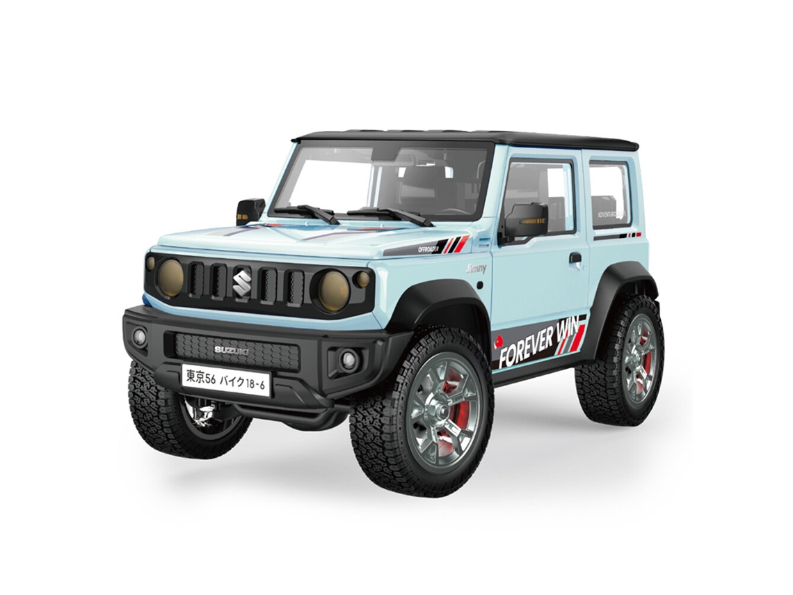 Verdetrasped Hg4 210 Rtr 1/16 2.4g 4wd Suzuki Jimny Rock Crawler Luz Led Som Fumaça Metal Amortecedores Óleo Eixo Off road Brinquedo MDUG