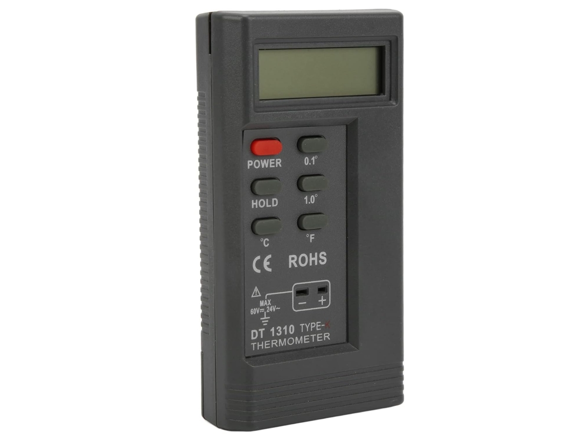 Termômetro Digital De Termopar, Material Abs, Ecrã Lcd Grande, Medição