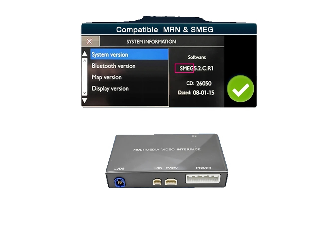 Interface Carplay Android Auto, Conectividade Sem Costura, Qualidade De Áudio Aprimorada, Câmera Oem Manual Smeg