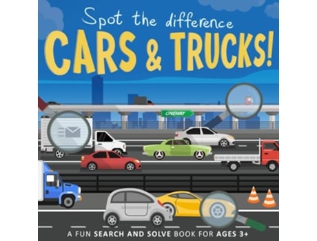 Livro Spot the Difference - Cars and Trucks! de Webber Books (Inglês)