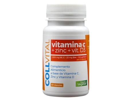Vitamina Czincd3 60 Cápsulas Collvital