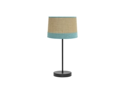 Tietar Candeeiro de Mesa 1Xe14 Saco/Turquesa 44X22X22 Cm FABRILAMP