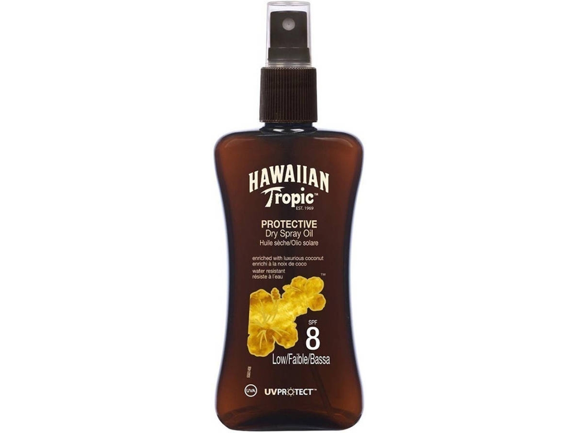 Óleo Bronzeador HAWAIIAN TROPIC Dry (200 ml)