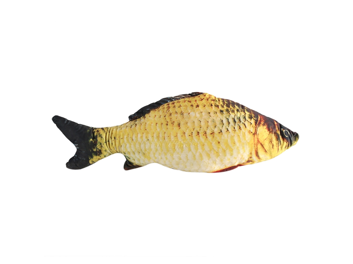 Primerox travesseiro em Forma de Peixe 3d Simulativo Pelúcia Decorativo Sofá Presente Criança 60cm