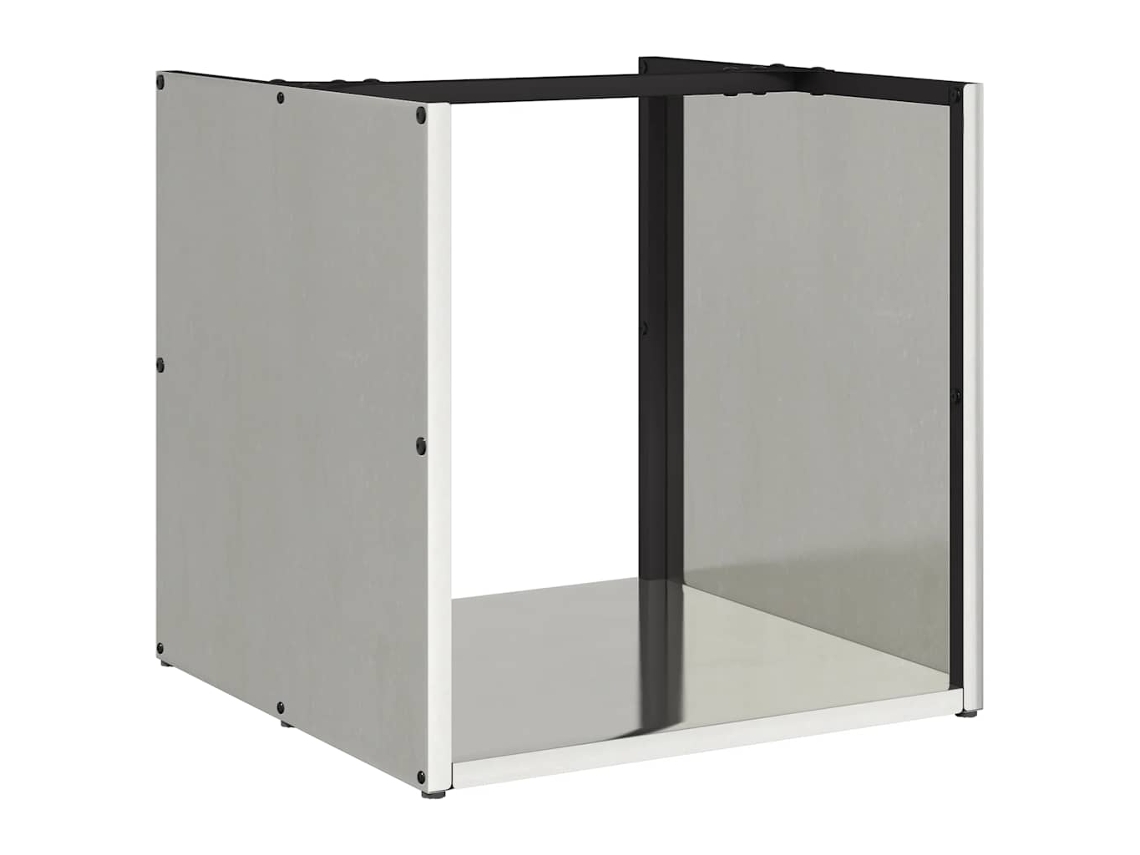 Firewood Rack, Firewood Racks Vidaxl Prateado Aço Inoxidável (n/a)