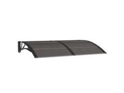 Door Canopy, Door Canopies Vidaxl Preto Policarbonato (150 X 100 Cm)