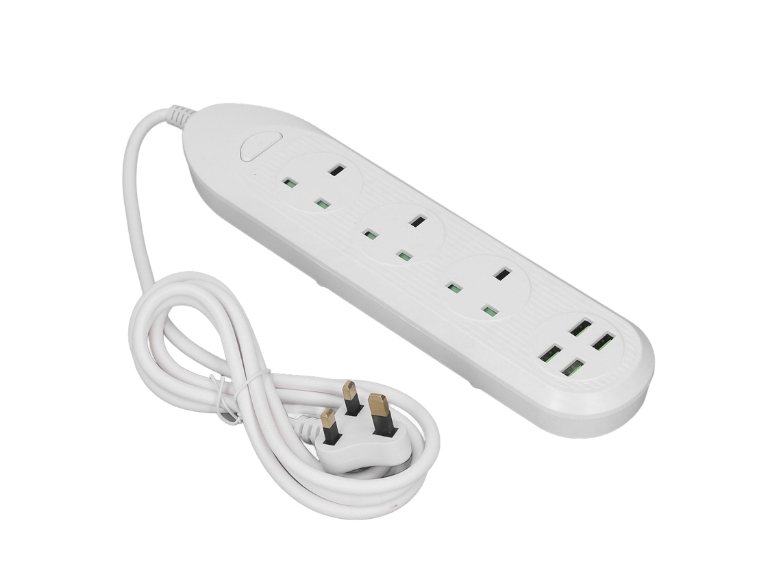 Laxiscreed Extensão De Multiplex Com Usb E 2500w Para Uso Doméstico