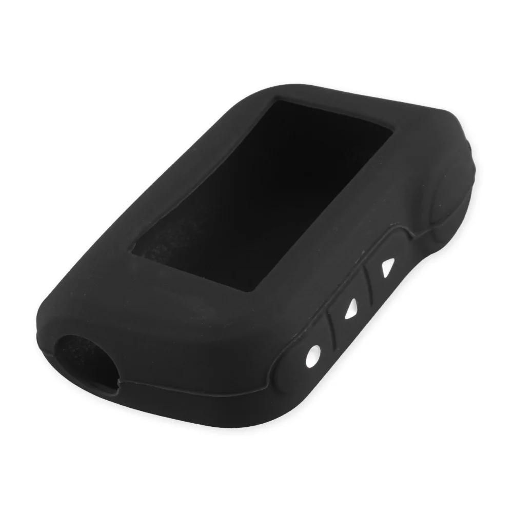 Capa de Silicone AQUAFORGE para chaveiro com controle remoto LCD bidirecional para alarme automotivo Starline A93 A63