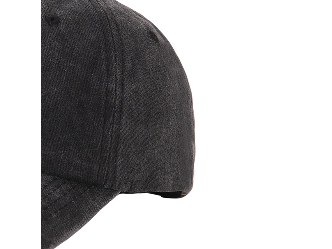 Eoocoo Washable Adjustable Black Baseball Cap