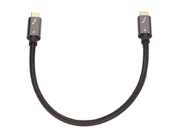 Cabo USB 4.0 Type C, 40Gbps, 100W, 8k, carregamento rápido, 30cm, para celular, notebook, tablet