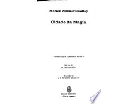 Livro CIDADE DA MAGIA de BRADLEY, MARION ZIMMER (Português do Brasil)