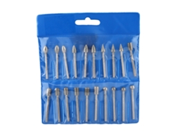 20 Peças/conjunto Broca De Esmerilado E Polimento De Corindão E Diamante Roda De Polimento Para Ferramenta Rotatória