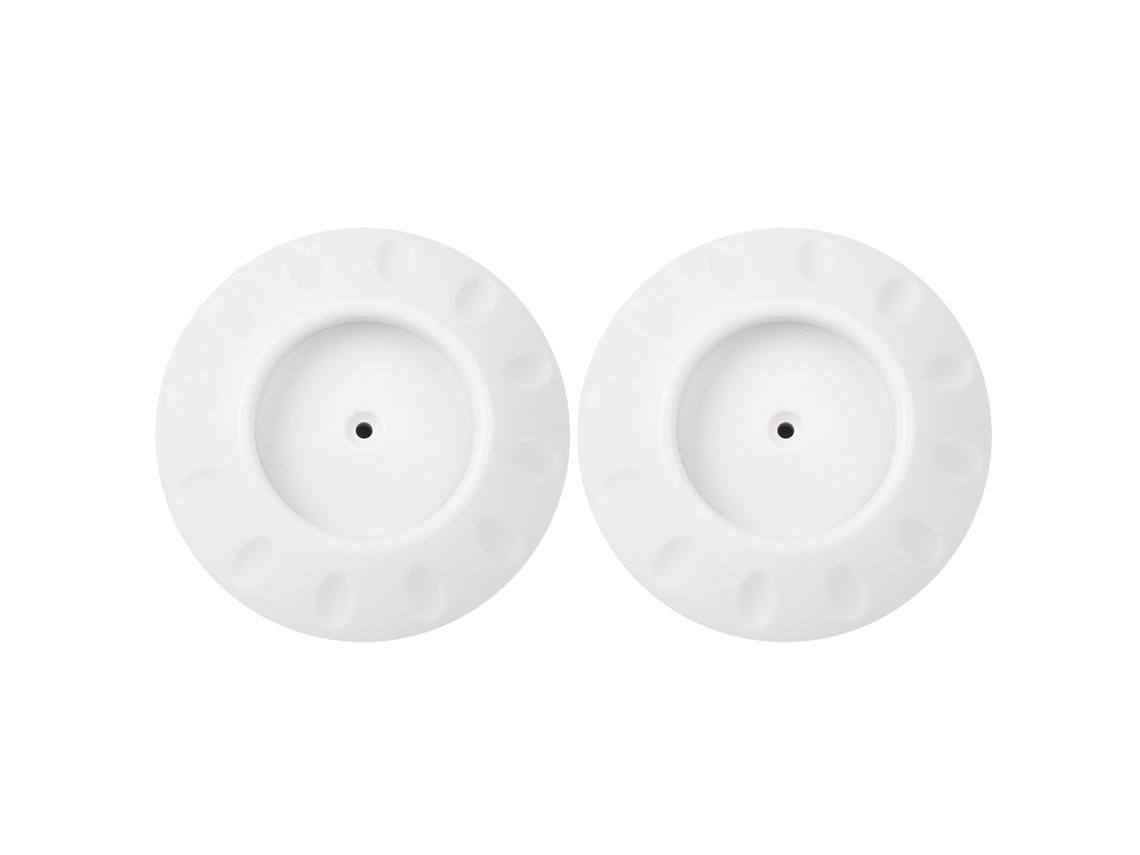 Mali 2pcs Protetores de Parede para Portões Baby Gate Wall Saver Silicone Branco Seguro