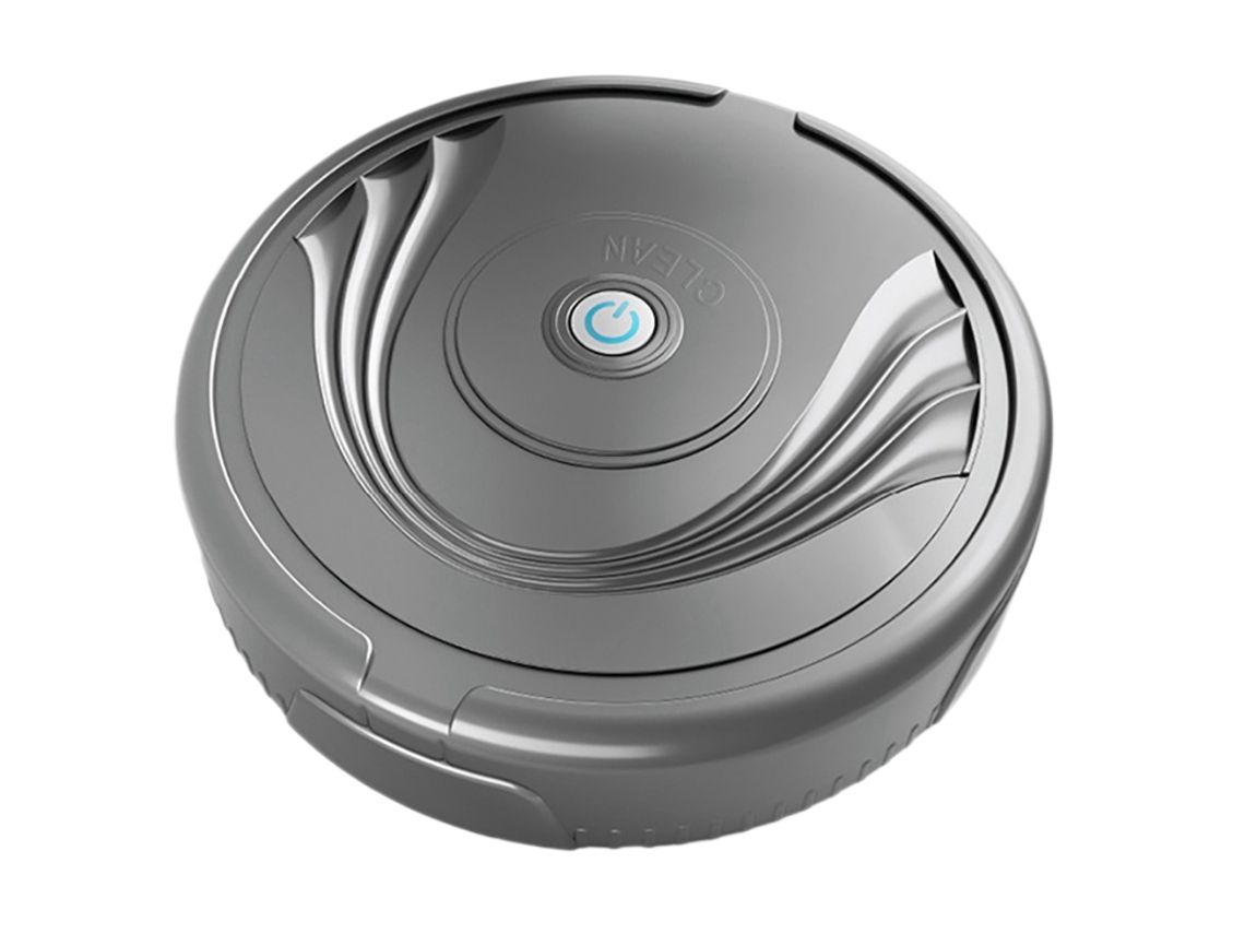 Robô aspirador de pó, varredor doméstico inteligente, robô fino e silencioso para piso de madeira, carpete, cabelo de animais de estimação, preto