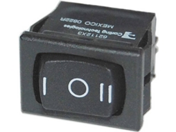 Interruptor BLUE SEA Rocker Switch Spdt On/Off/On Preto