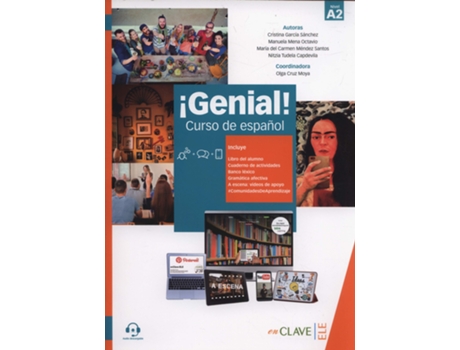 Livro Genial! de Cristina García Sánchez, Manuela Mena Octavio et al. (Espanhol)