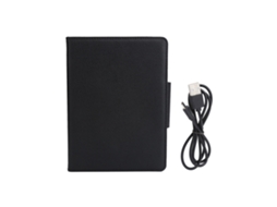Teclado Bluetooth Com Capa Para Samsung Galaxy Tab A7 10.4 Polegadas 2020 T500/505 Suporte De Couro Preto