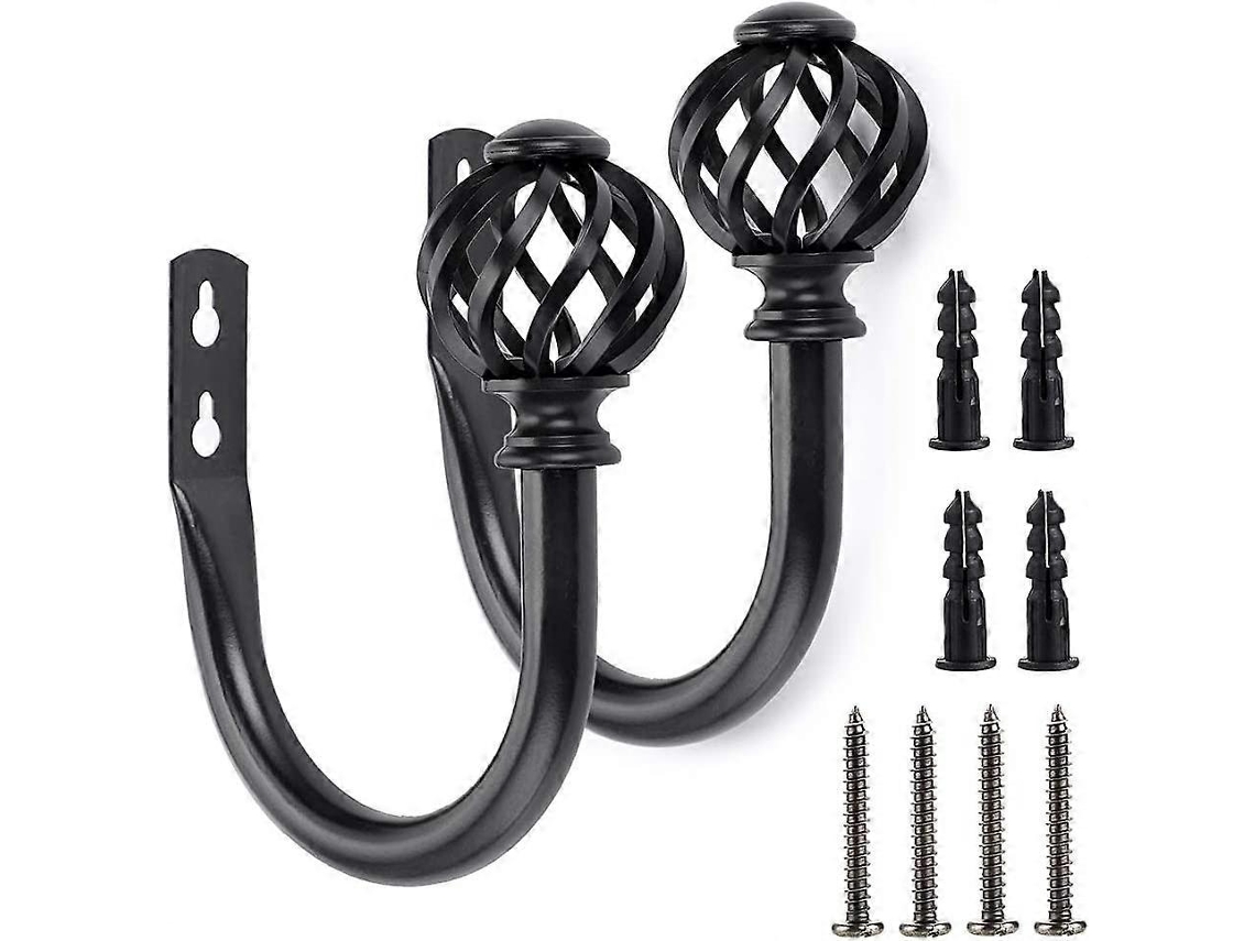 Rebe ganchos de Cortina de Metal com Modelo de Ninho Leve Decorativos para Amarrar Cortinas e Pendurar Toalhas Ou Casacos