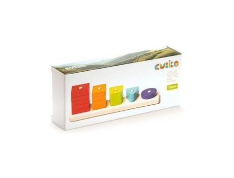 Livro Cubika Madera Abaco Formas 17 Uds De Desconocido (espanhol)