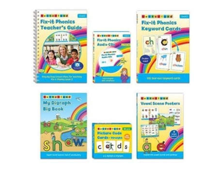 Livro Fixit Phonics Level 2 Teachers Pack de Lisa Holt (Inglês)