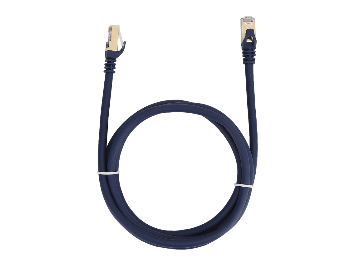 Cabo De Rede Cat8 Ethernet Ofc 26awg 40gbps 2000mhz Rj45 Para Computador Roteador 1.8m