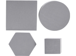 Conjunto De 4 Acessórios De Cubo De Espuma, Cubo Branco Elegante
