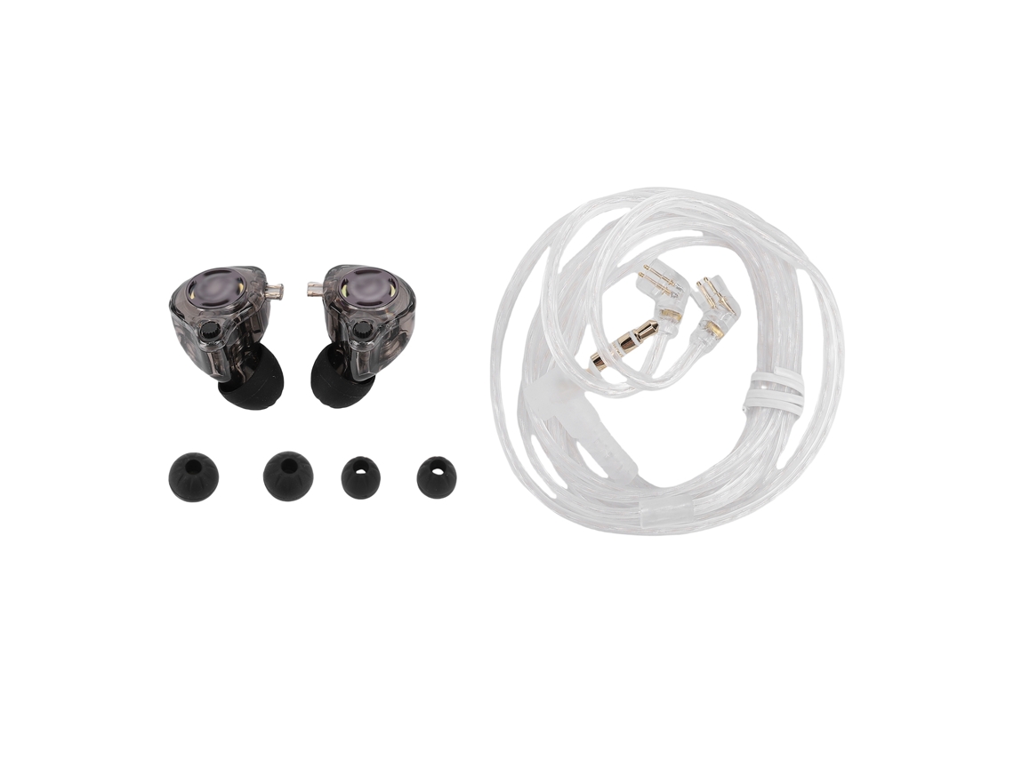 Fones de Ouvido intra auriculares com conexão 3.5mm, ajuste confortável, som Hi-Fi EOOCOO