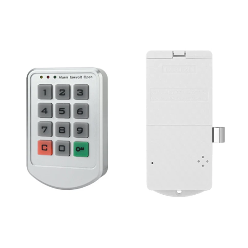 (prata) Fechadura Automática Para Gavetas De Ginásio Ou Hotel Com Combinação De Chave Eletrônica.