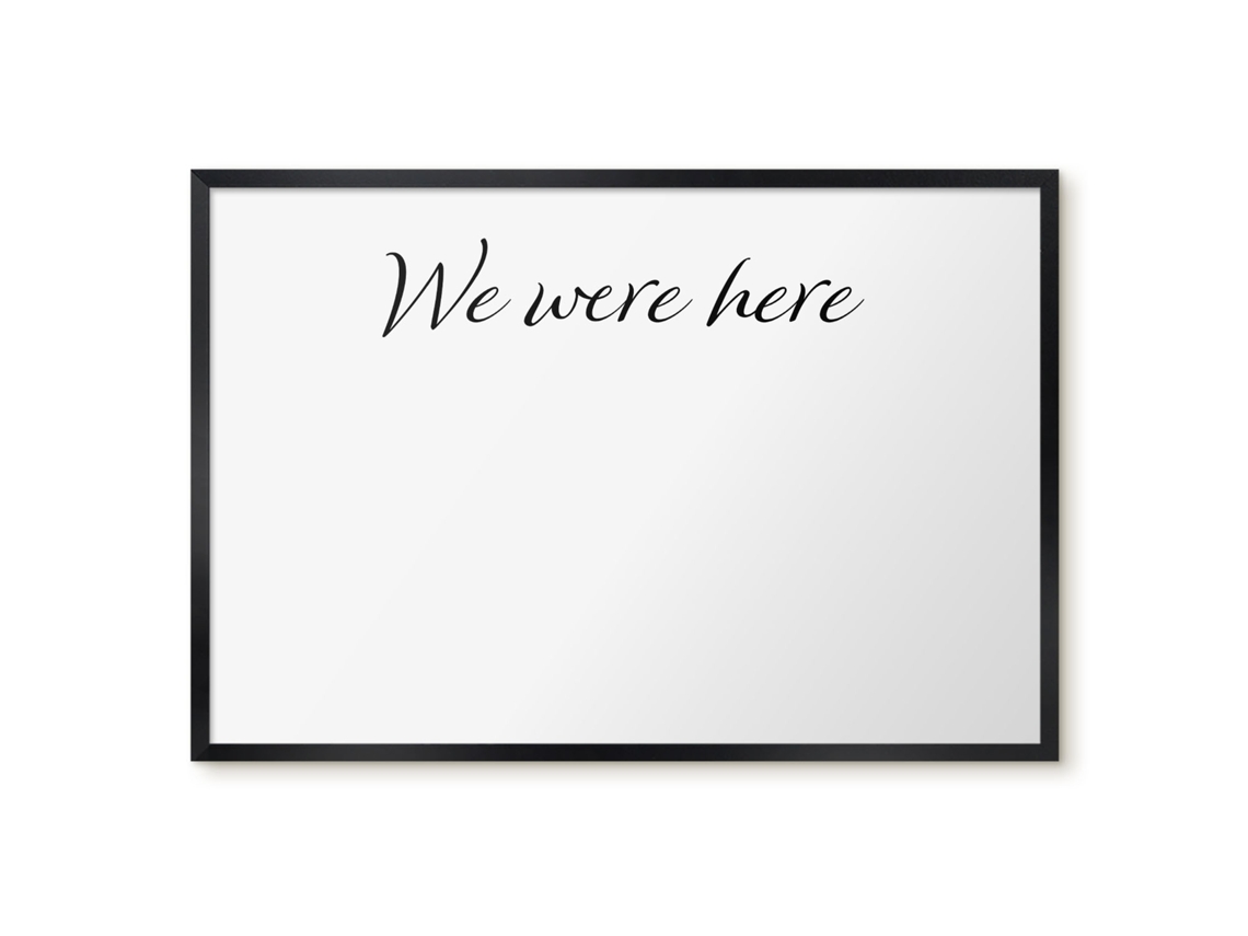 Magnetic Board For Wall We Were Here For The Bedroom Espelharte (60x40 Cm)