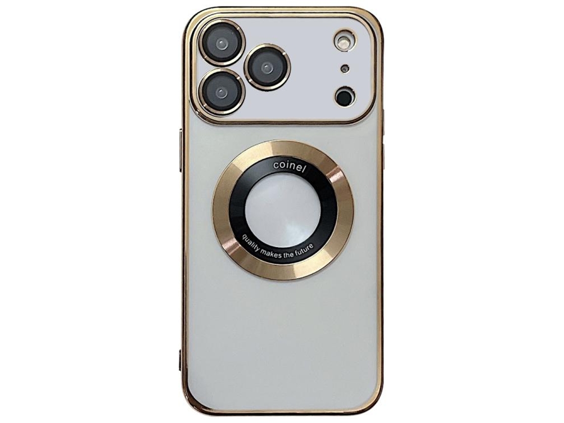 Capa De Tpu Para Iphone 17 Pro Max - Revestimento Eletroplástico - Magsafe