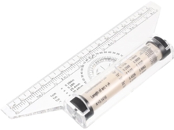 Régua De Plástico Multifuncional Portátil Alasum 15cm Com Rolo Para Desenho E Medição Precisa Em Estúdio Escritório