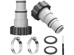Adaptador de mangueira de piscina, adaptador de mangueira de reposição de 2 peças, adaptador de mangueira de reposição, adaptador de mangueira para pi