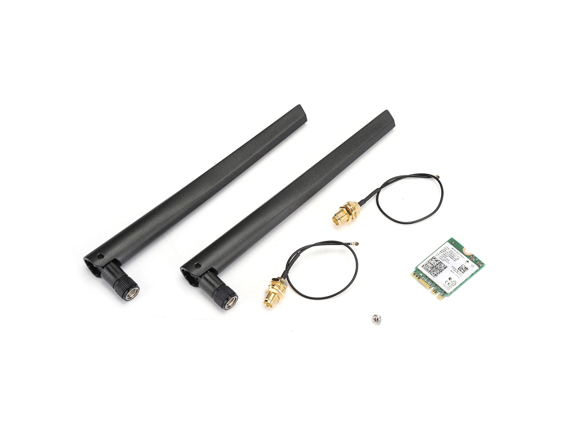 Adaptador Sem Fio Dual Band Wifi Ax200ngw Placa De Rede Wifi6 2974mbps Com Antena 6dbi
